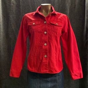 Pendleton Red Twill Shirt - Size Small